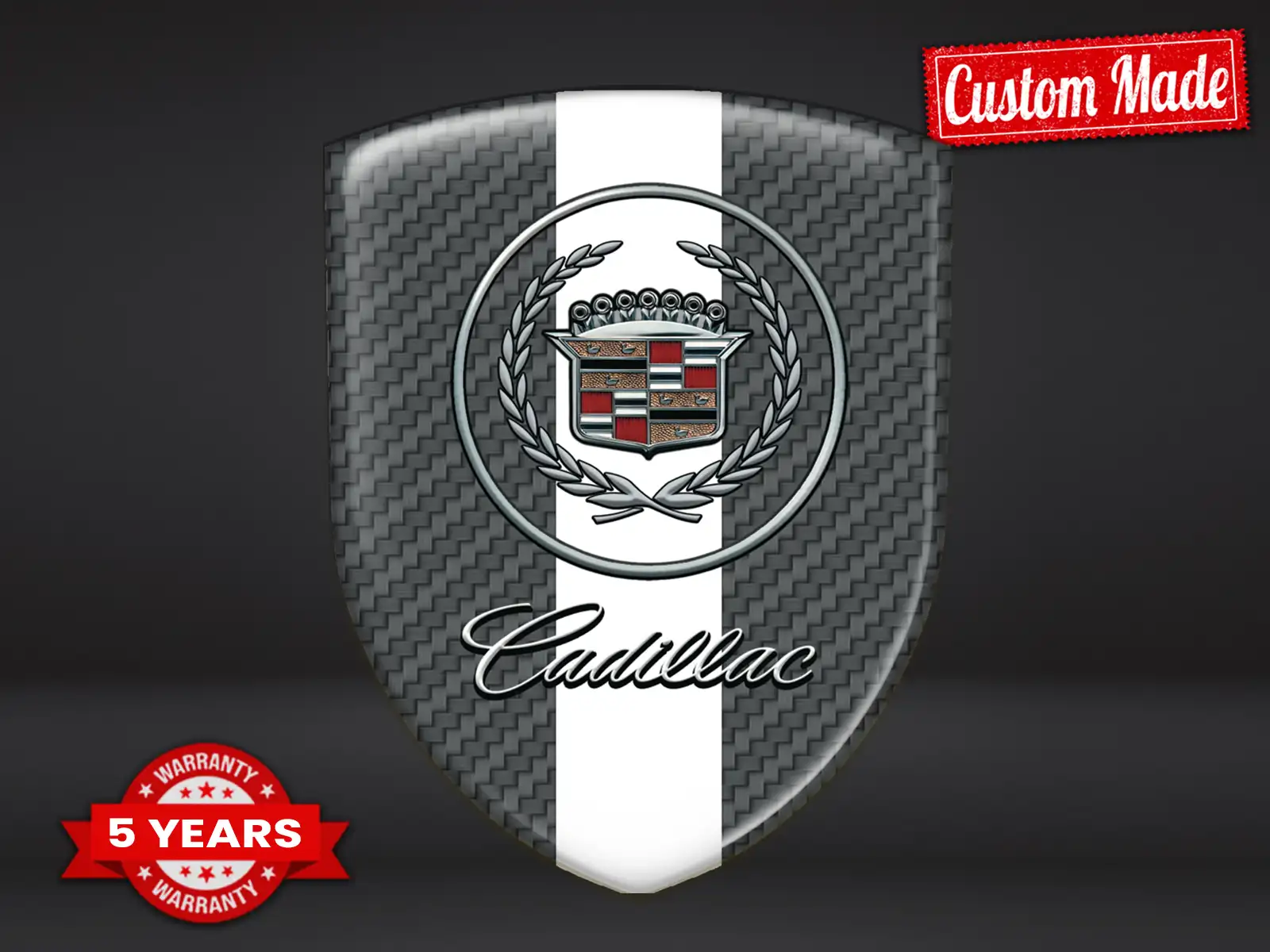 Cadillac Individuelle Autofolien Robuste Rennsport Luxus Minimal